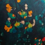 Colorful Ginkgo Intangible Cultural Heritage Silk Fabric