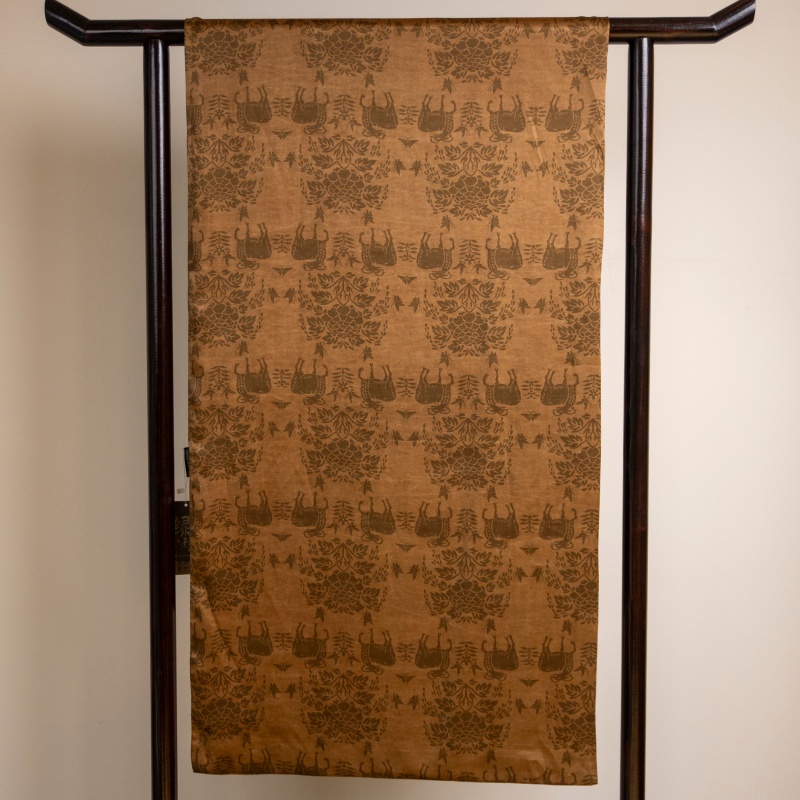 22-1 Sichuan Brocade Pattern Xiangyunsha Craftsmanship 100% Mulberry Silk Fabric